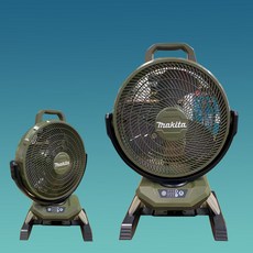  스노우피크 Makita 마키타 필드 팬 캠핑용 선풍기 리튬전지 14.4/18V 교류직류 겸용, 블루 