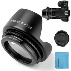 [독일] 캐논 파워샷 SX70 HS SX30 IS/SX40 HS/SX50 HS 디지털 카메라 교체 캐논 FA-DC67A 필터 어댑터 +, 단일옵션