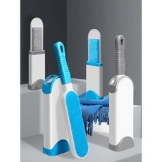 가정용 애완고양이 코트 보풀 옷솔 실리콘 브러쉬, [2세대]실버