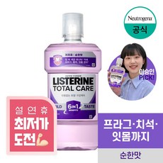 리스테린 액 토탈케어 마일드, 1L, 1개