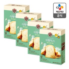 백설 식빵 믹스, 760g, 4개
