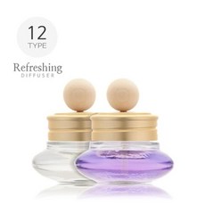 기분좋은 아로마 방향제 실내 차량 디퓨져 30ml (12종), 라임민트