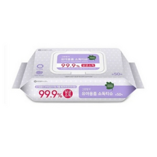 그린핑거유아용품 소독티슈 50매(캡형) X10팩
