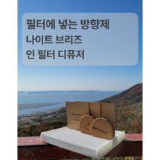 에어컨 필터에 넣는 차량용 방향제 나이트 브리즈 인 필터 디퓨저, 잔꽃, 1개