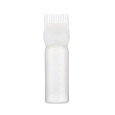멀티 컬러 플라스틱 헤어 염료 리필 가능병 어플리케이터 빗 디스, 9.transparent 1pc