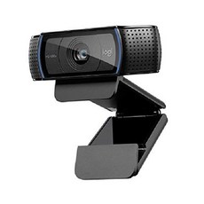 Logitech C920x HD Pro 웹캠 풀 1080p/30fps 화상 통화 선명한 스테레오 오디오 조명 보정 Skype Zoom FaceTime 행아웃 PC/Mac/노트북/, Webcam