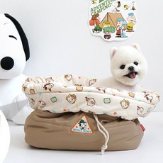 강아지침낭 강아지담요 블랭킷 개 반려견 애견 ps피너츠멀티워머S, 피너츠캠핑멀티워머S