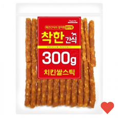 애견 식품 착한 간식 치킨 쌀 300g, 1개 - 강아지음식