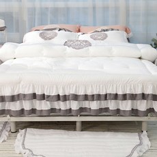 자요국내산센스숏프릴스커트형침대매트리스커버