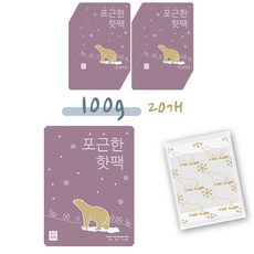 [이앤티] 포근한핫팩 대용량 핫팩 국산 손난로 포켓용 캠핑 미니 핫팩, 100g, 20개