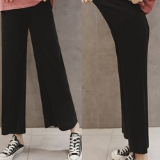 수맘 임산부 와이드 요가바지 통바지 끈조절