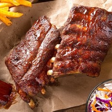 용리단길 맛집 버뮤다삼각지 시그니처 오리지날 폭립 2팩 + 매운 폭립 2팩 (팩당 300g), 1개, 300g