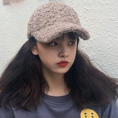 브리딩드림 빅뽀글이캡모자 베이직모자 방한캡 양털볼캡모자 남녀공용귀달이 모자