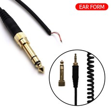 이어폼 소니 MDR- 7506 호환 케이블 V6 Beyerdynamic 헤드셋 줄 잭