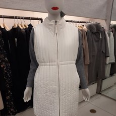 레노마레이디 세로 누빔 양면 조끼