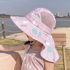  애니멀 유아 플랩캡 아동 아기 수영모자 햇빛 차단  상품 이미지