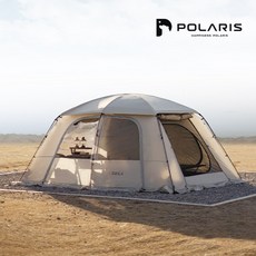 폴라리스 아퀼라 리빙쉘텐트 웜그레이 거실형 쉘터 미즈캠 터널형 전실 커플텐트