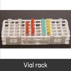 플라스틱 바이알랙 Plastic Vial Rack, 선택3 20mm 40홀