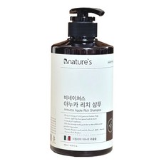 비네이쳐 아누카리치 탈모샴푸 480ml 1통 아누카사과