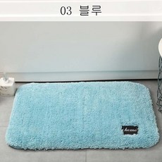 DALIN 욕실에서 물을 빨아들일 때 방석 받치고 문에 들어서서 화장실 바닥받침 화장실 화장실 문앞의 미끄럼 방석 XT15 A10, 03 블루