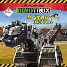 [원서] paperback Book D-Structs Rescue! (Dinotrux) 단행본 책 D-Structs Rescue! (다이노트럭스)