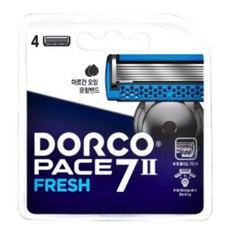 페이스7 2 면도날 4개입 리필 교체용 DORCO PACE, 1개