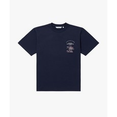 골스튜디오 반팔티 IPANEMA BEACH SWEET SUNSET TEE-DARK NAVY - 골스튜디오유니폼