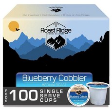 Roast Ridge 1인용 캡슐 커피 Keurig K-Cup 커피 메이커와 호환 버라, 블루베리 코블러, 25개입, 없음, 1개