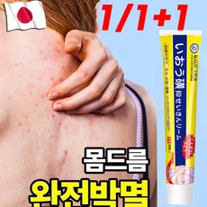 일본기술 1/1+1 피부 가려움증 모낭염 건선 연고 지루성 피부염 치료, 20ml, 2개 - 백선연고