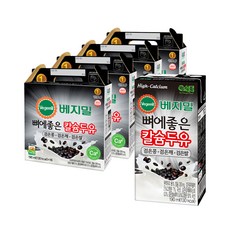 베지밀 뼈에좋은 칼슘두유 검은콩깨쌀 190ml 64팩