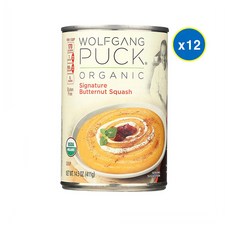 울프강 퍽 시그니처 버터넛 스쿼시 스프 411g 12팩 Wolfgang Puck Signature Butternut Squash Soup