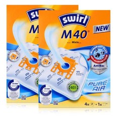 SWIRL M 40 (M54) 밀레 진공청소기 에어스페이스 먼지봉투 8개봉투+2개 필터