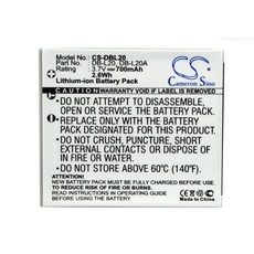 Sanyo Xacti E60 C1 C4 C5 C6 CA8 J4 CG65 E6 E7 CG6 CG9 CA8 DB-L20A 카메라 배터리 3.7V 700mAh DB-L20 C, 01 700mAh Battery, 1개