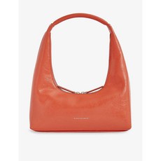 MARGE SHERWOOD Hobo shoulder bag 마지셔우드 호보 미니 크링클 가죽 숄더백 탠저린 크링클