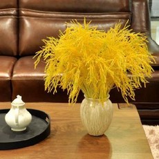 정원 나무 LED 모형나무 무용도구 무늬실화 모조 벼 모조 볏짚 장식 플라스틱 벼이삭 조화, 01 1지 이상 가격