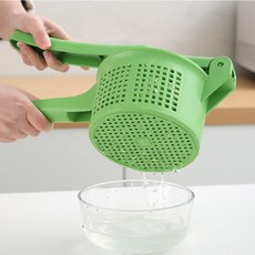 이븐하우스 나물 야채탈수기 음식 짤순이, 1개, 그린