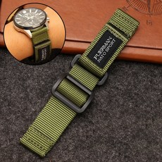 핫 탑 나일론 나토 시계 스트랩 S-eiko no. 5 007 시리즈 스포츠 시계 밴드 20mm 22mm 24mm 벨크로 나토 시계 밴드, army green