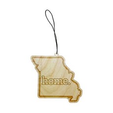 홈 개요 US State United States 레이저 새겨진 가벼운 나무 후면보기 거울 자동차 매력 Dangler (미주리) (Missouri), Missouri, Missouri