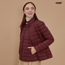 르까프 23FW 여성 경량패딩 조끼+자켓 2종세트 Wine