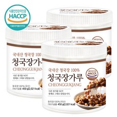 푸른들판 국산 콩 청국장 분말 450gx3통 청국 가루 100%, 3개, 450g