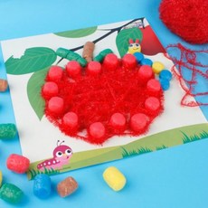 사과애벌레자석장난감