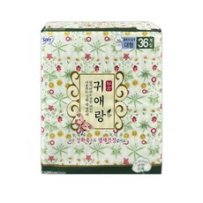 쏘피 귀애랑 생리대 대형 36P, 1대, 36개, 상세페이지 참조