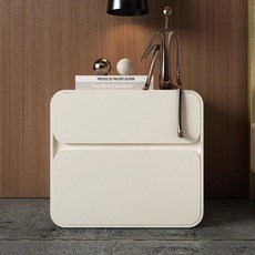 남쪽나무 침대협탁 크림풍 다용도 수납장 B950-C13 35*40*48cm/45*40*48cm, 35*40*48cm, 흰색