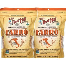 밥스레드밀 파로 통곡물 680g x2봉 Bobs Red Mill Organic Farro, 2개