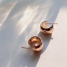 14k볼드링귀걸이