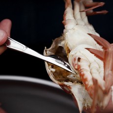 주방가위 스텐 크랩크래커 크랩포크 랍스터 손질도구, 1개
