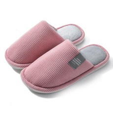 모던 소프트 쿠션 거실화 실내화, Pink, 1개