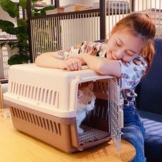 사랑 켄넬 반려동물 이동 가방 켄넬 고양이 강아지 이동장