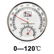 사우나 습도계 금속 케이스 목욕 실외 사용 실내 및 증기, 02, 02 02