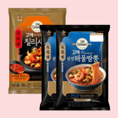씨제이제일제당 고메 칠리새우 300g + 삼선해물짬뽕 2봉 총3봉지, 고메 칠리새우 300g+삼선해물짬뽕 2봉, 1개